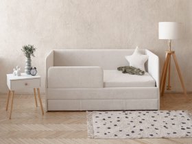 Диван-кровать Happy (айвори) в Югорёноке - yugoryonok.mebel-nsk.ru | фото