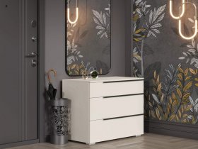 Комод с 3 ящиками Айри КМ-001 (кашемир) в Югорёноке - yugoryonok.mebel-nsk.ru | фото
