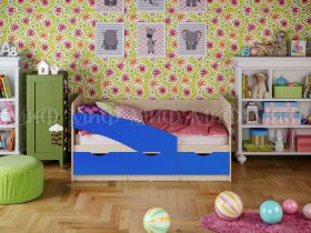 Кровать детская Бабочки 2,0 м в Югорёноке - yugoryonok.mebel-nsk.ru | фото