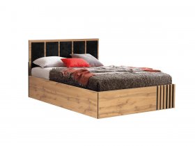 Кровать двуспальная с подъем. мех. 1,6 м Либерти 51.20 в Югорёноке - yugoryonok.mebel-nsk.ru | фото