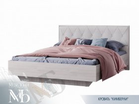 Кровать двуспальная 1,6м Кимберли КР-13 в Югорёноке - yugoryonok.mebel-nsk.ru | фото