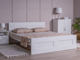 Кровать двуспальная 1,6м Сириус в Югорёноке - yugoryonok.mebel-nsk.ru | фото