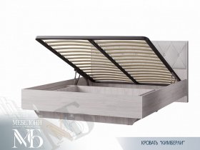 Кровать двуспальная с подъем. мех. 1,6 м  Кимберли КР-13 в Югорёноке - yugoryonok.mebel-nsk.ru | фото