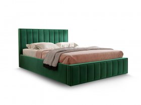 Кровать мягкая 1,6 Вена стандарт, вар.1 в Югорёноке - yugoryonok.mebel-nsk.ru | фото