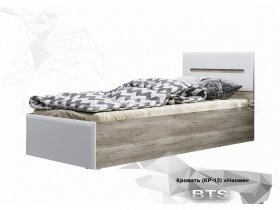 Кровать односпальная Наоми КР-12 в Югорёноке - yugoryonok.mebel-nsk.ru | фото