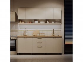 Кухонный гарнитур Орма 2,0м в Югорёноке - yugoryonok.mebel-nsk.ru | фото