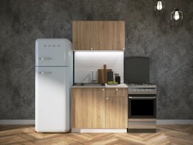 Кухонный гарнитур Ронда 1,0 м в Югорёноке - yugoryonok.mebel-nsk.ru | фото