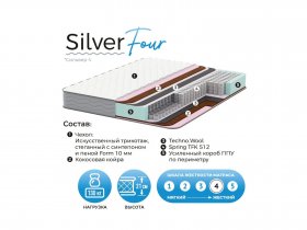 Матрас Silver Four в Югорёноке - yugoryonok.mebel-nsk.ru | фото