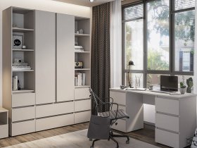 Модульная детская Люмо (кашемир) в Югорёноке - yugoryonok.mebel-nsk.ru | фото