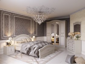 Модульная спальня Николь (Мебельград) в Югорёноке - yugoryonok.mebel-nsk.ru | фото