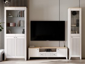 Модульная стенка Валенсия в Югорёноке - yugoryonok.mebel-nsk.ru | фото