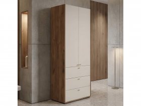 Шкаф двухстворчатый c ящиками Орма в Югорёноке - yugoryonok.mebel-nsk.ru | фото