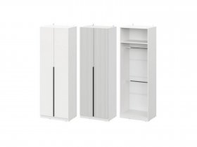 Шкаф ШК-75 Эккервуд (белый) в Югорёноке - yugoryonok.mebel-nsk.ru | фото