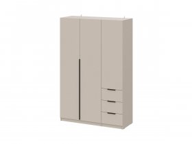 Шкаф трехстворчатый с ящиками ШК-22 (меланж) в Югорёноке - yugoryonok.mebel-nsk.ru | фото