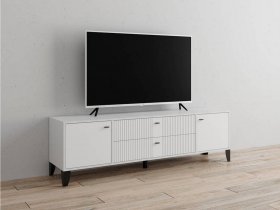 Тумба под ТВ Парус-10 (белый/белый снег) в Югорёноке - yugoryonok.mebel-nsk.ru | фото